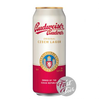Bia Budweiser Budvar Original 5% – Lon 500ml – Thùng 24 Lon