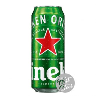 Bia Heineken 5% – Lon 500ml – Thùng 24 lon
