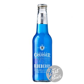 Rượu Trái Cây Vodka Cruiser Blueberry 4,6% – Chai 275ml – Thùng 24 Chai