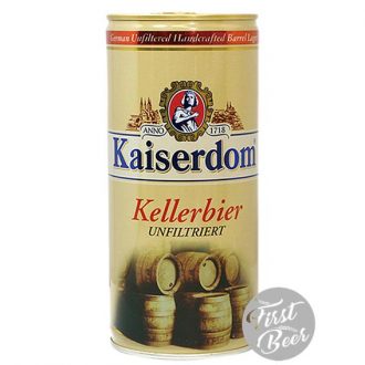 Bia Kaiserdom Kellerbier 4.7% – Lon 1 Lit – Thùng 12 Lon