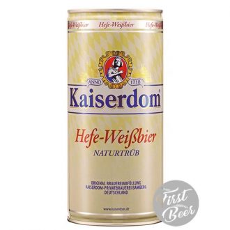 Bia Kaiserdom Hefe Weissbier 4.7% – Lon 1 Lit – Thùng 12 Lon
