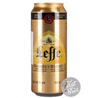 Bia Leffe Vàng 6,6% – Lon 500ml – Thùng 24 Lon