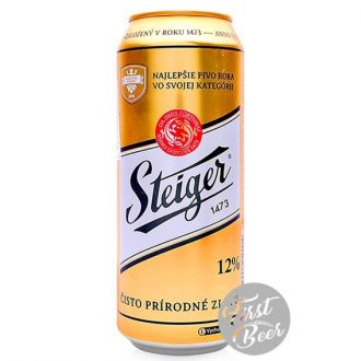 Bia Steiger 1473 Gold 5,0% – Lon 500ml – Thùng 24 Lon