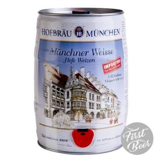 Bia HB Munchner Weisse 5.1% – Bom 5 Lít