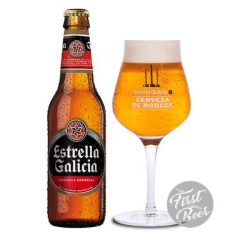 Bia Estrella Galicia 5.5% – Chai 330ml – Thùng 24 Chai