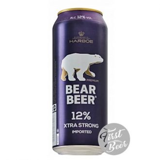 Bia Gấu Bear Beer Extra Strong 12% – Lon 500ml – Thùng 24 Lon