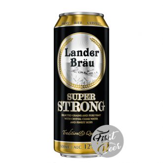 Bia Landerbrau Super Strong 12% – Lon 500ml – Thùng 12 Lon