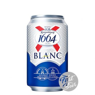 Bia Kronenbourg 1664 Blanc 5% – Lon 330ml – Thùng 24 Lon