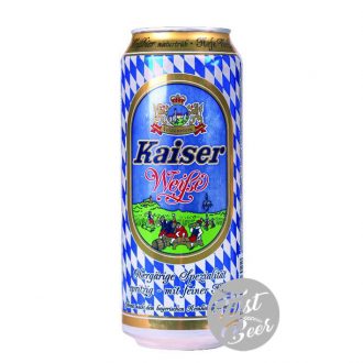 Bia Kaiser Weissbier 5.2% – Lon 500ml – Thùng 24 Lon