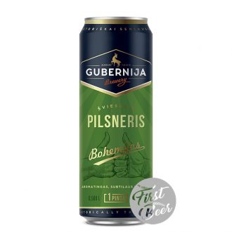 Bia Gubernija Pilsener 4.6% – Lon 568ml – Thùng 24 Lon