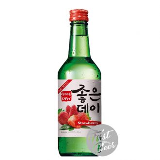 Rượu Soju Goodday Dâu 13.5% - Chai 360ml - Thùng 20 Chai