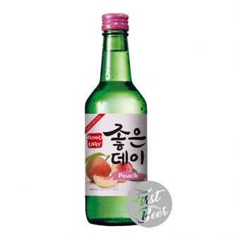 Rượu Soju Goodday Đào 13.5% - Chai 360ml - Thùng 20 Chai