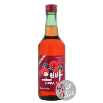 Rượu Soju Oppa Raspberry 12% - Chai 360ml - Thùng 20 Chai