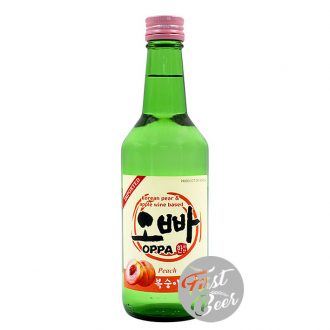 Rượu Soju Oppa Đào 14% - Chai 360ml - Thùng 20 Chai