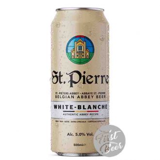 Bia St. Pierre White 5% – Lon 500ml – Thùng 24 Lon