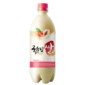 Rượu Gạo Kook Soon Dang Makgeolli Hương Đào 4% - Chai 750ml
