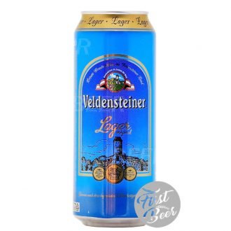 Bia Veldensteiner Lager 4.9% – Lon 500ml – Thùng 24 Lon