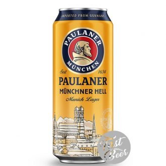 Bia Paulaner Munchner Hell 4.9% – Lon 500ml – Thùng 24 Lon