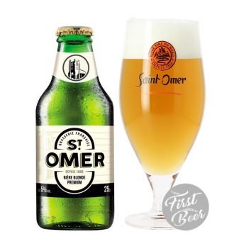 Bia Saint Omer Blonde 5.0% – Chai 250ml – Thùng 24 Chai