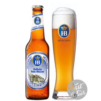 Bia HB Hofbrau Hefe Weizen 5.1% – Chai 330ml – Thùng 24 Chai