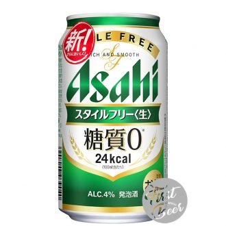 Bia Không Đường Asahi Style Free 4.0% – Lon 350ml - Thùng 24 Lon
