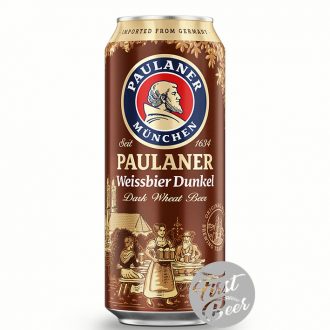 Bia Paulaner Weissbier Dunkel 5.3% – Lon 500ml – Thùng 24 Lon