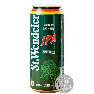 Bia St. Wendeler IPA 5.0% – Lon 500ml – Thùng 24 Lon Bia St. Wendeler IPA 5.0% – Lon 500ml – Thùng 24 Lon