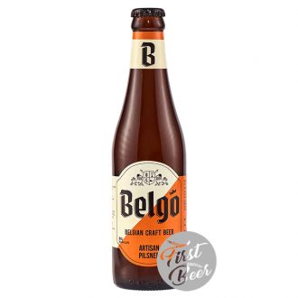 Bia thủ công Bỉ Belgo Artisan Pilsner 5.2% - Chai 330ml - Thùng 24 chai