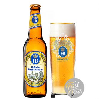 Bia HB Hofbrau Oktoberfest 6.3% – Chai 330ml – Thùng 24 Chai